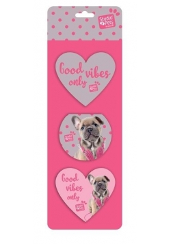 Notesiki Studio Pets zestaw 3 sztuki PES-4877 PASO