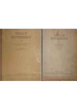 Tablice inżynierskie, 2tomy
