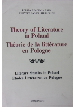 Theory of Literature in Poland