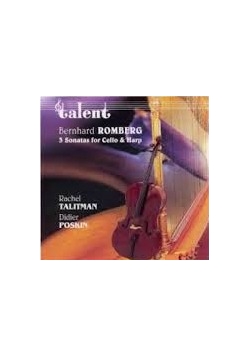Bernhard Romberg. 3 Sonatas for Cello & Harp