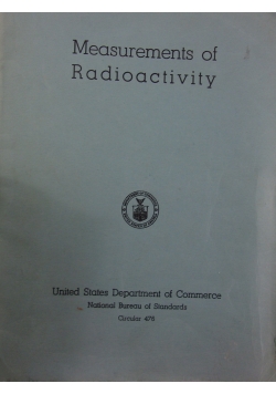 Measurements of Radioactivity 1949 r.