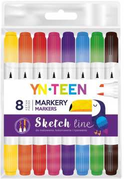 Marker Sketch Line 8 kolorów YN TEEN