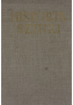 Historja Sztuki, 1934r.