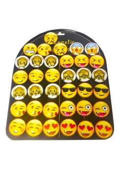 Magnes Emoji Mały 3,5cm /36 sztuk