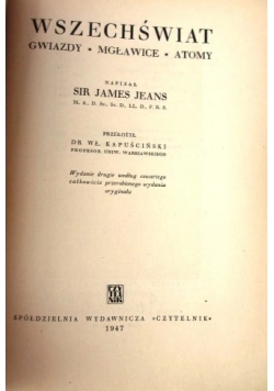 Wszechświat. Gwiazdy, Mgławice, Atomy, 1947 r.