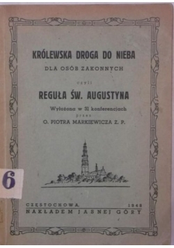 Królewska droga do nieba dla osób zakonnych, 1948 r.