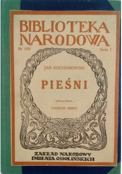 Jan Kochankowski. Pieśni i wybór innych wierszy, 1948 r.