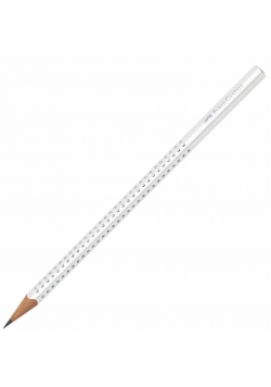 Ołówek Sparkle biały (12szt) FABER CASTELL