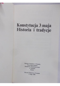 Konstytucja 3-Maja. Historia i tradycja