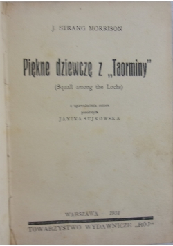 Piękne dziewczę z Taorminy, 1934 r.