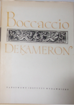Boccaccio Dekameron tom II