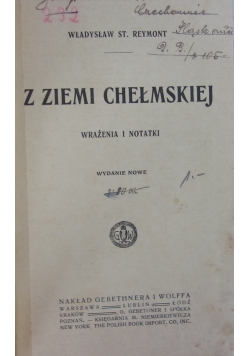 Z ziemi Chełmskiej, 1916 r.