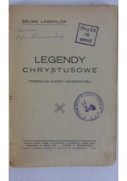 Legendy chrystusowe, 1920 r.