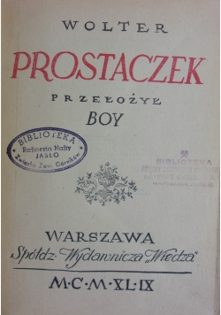 Prostaczek ,1949r.