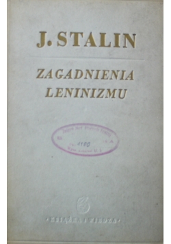 Zagadnienia Leninizmu 1949 r