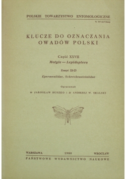 Klucze do oznaczania owadów Polski Zeszyt 22 23