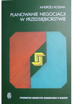 Planowanie negocjacji w przedsiębiorstwie