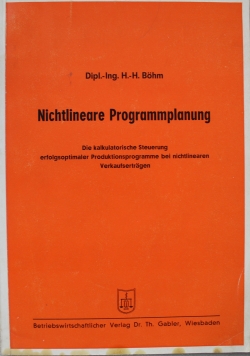 Nichtlineare Programmplanung