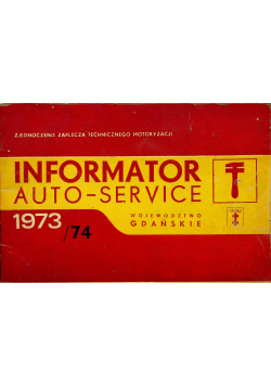 Informator Auto service 1973/74