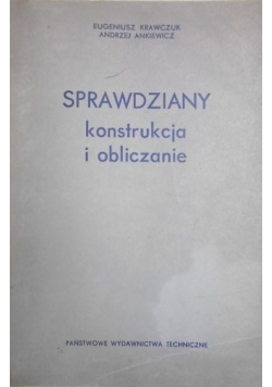 Sprawdziany konstrukcja i obliczanie