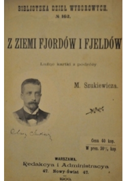 Z Ziemi Fjordów i Fjeldów ,1900r.
