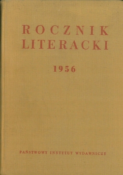 Rocznik literacki 1956