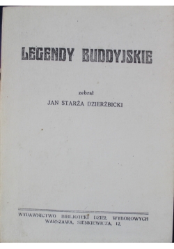 Legendy buddyjskie