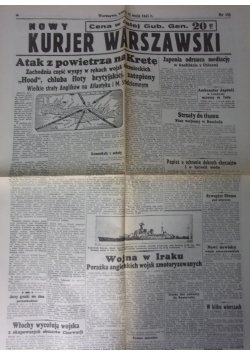 Nowy kurjer Warszawski. Nr 123, reprint z  1941 r.