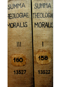 Summa Theologiae Moralis tom I i III