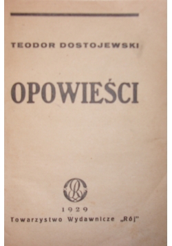 Opowieści, 1929 r.