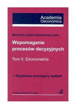 Wspomaganie procesów decyzyjnych Tom I Statystyka