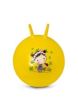Piłka skacząca Dorothy 60cm żółta