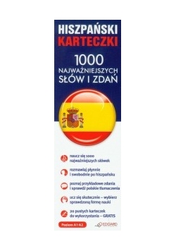Hiszpański: Karteczki 1000 najważniejszych słów i zdań