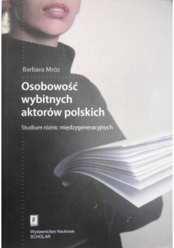 Osobowość wybitnych aktorów polskich, Autograf Barbary Mróz