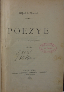 Poezyje, 1890 r.