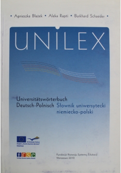 Unilex Słownik uniwersytecki niemiecko polski