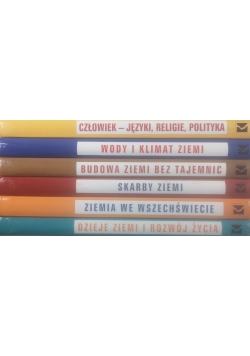 Seria "Nasza ziemia" . Zestaw 6 książek