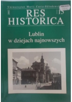 Lublin w dziejach najnowszych