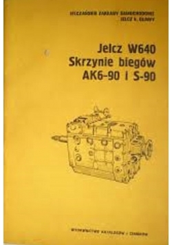 Jelcz W640 Skrzynie biegów AK6 90 i S 90