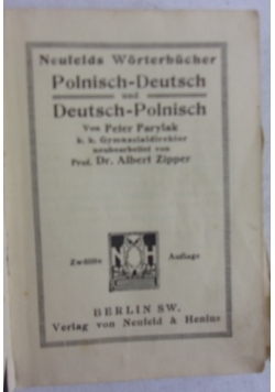 Polnisch-Deutsch, ok.1920r