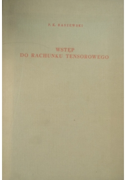Wstęp do rachunku tensorowego
