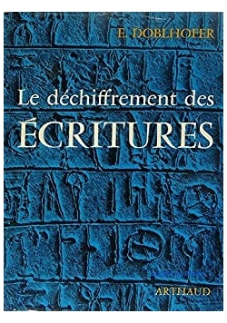 Le dechiffrement des Ecritures