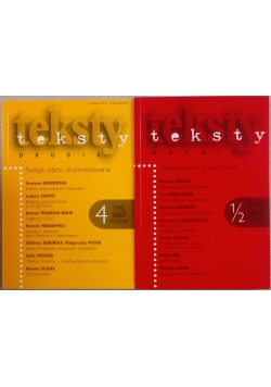 Teksty drugie, Teoretycznie o uczuciach / Swoje, obce, skolonizowane