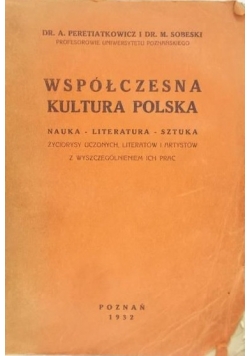 Współczesna kultura Polska , 1932 r.