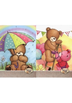 Zeszyt A4 Popcorn The Bear w kratkę 80 kartek 10 sztuk mix