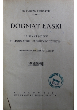 Dogmat łaski 1924 r