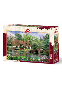 Puzzle 1000 Dom nad stawem