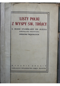 Listy Polki z Wysp Św Trójcy 1927 r.