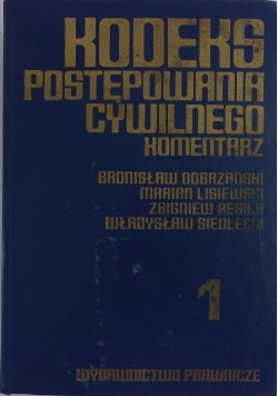 Kodeks postępowania cywilnego komentarz