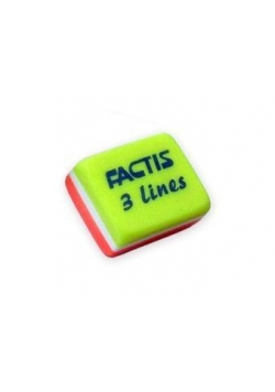 Gumki 3 Lines trójkolorowe (30szt) FACTIS